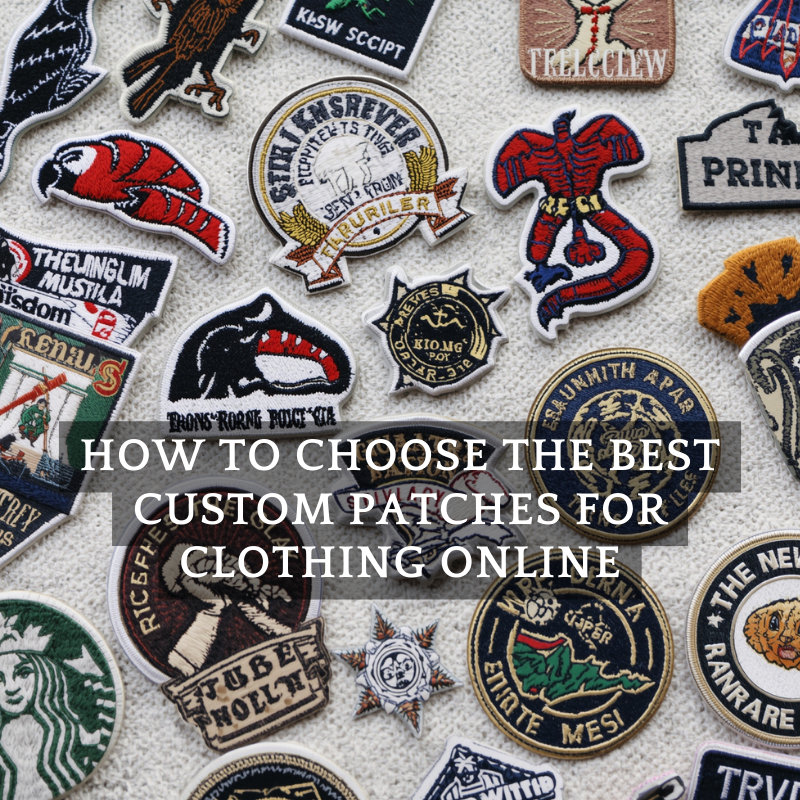 How to Choose the Best Custom Patches for Clothing Online