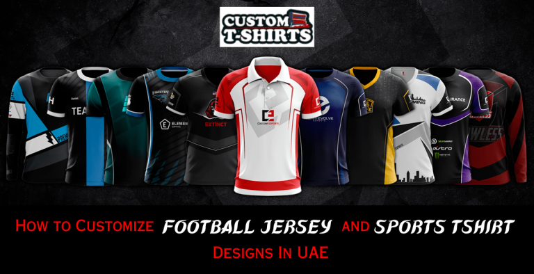 how to customize football jersey and sports tshirt designs in uae