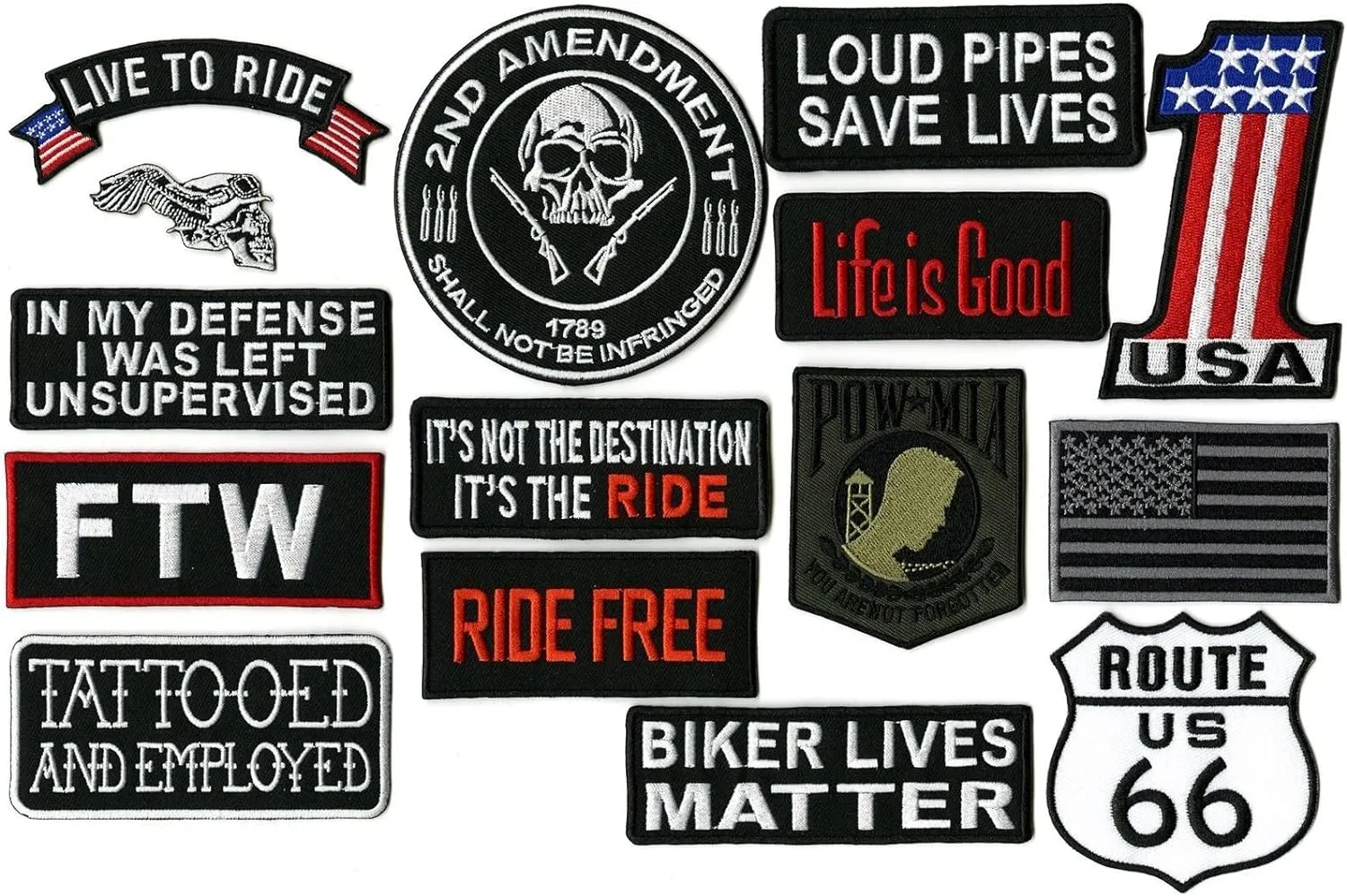 motorcycle biker patches 1
